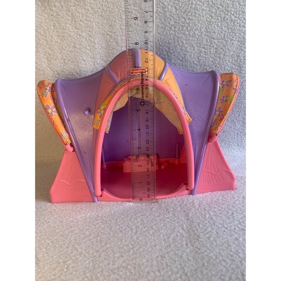Fisher Price Loving Family Pink Camping Tent dollhouse Camping Fun 2004 - Picture 5 of 9
